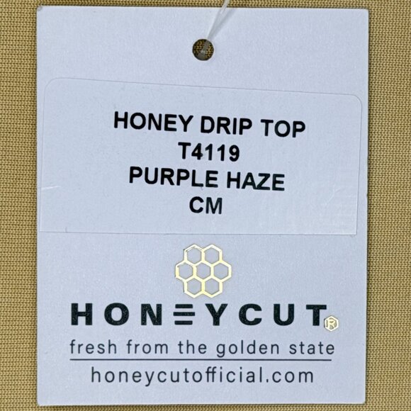 Honeycut Purple Haze Set Honey Drip Top & Brat Shorts Child Medium CM - Picture 6 of 13